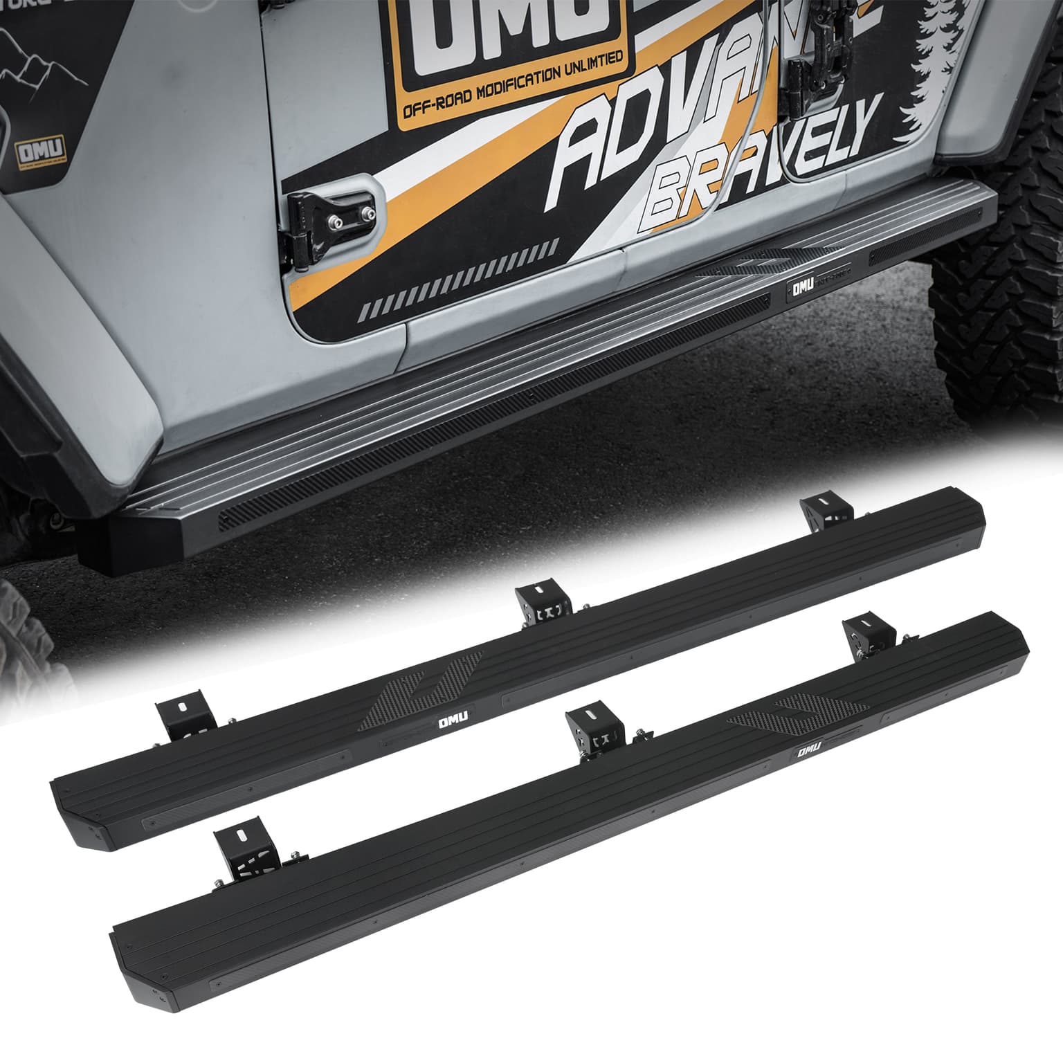 Running Board Side Step For 2018 Wrangler Jl 4 Doors