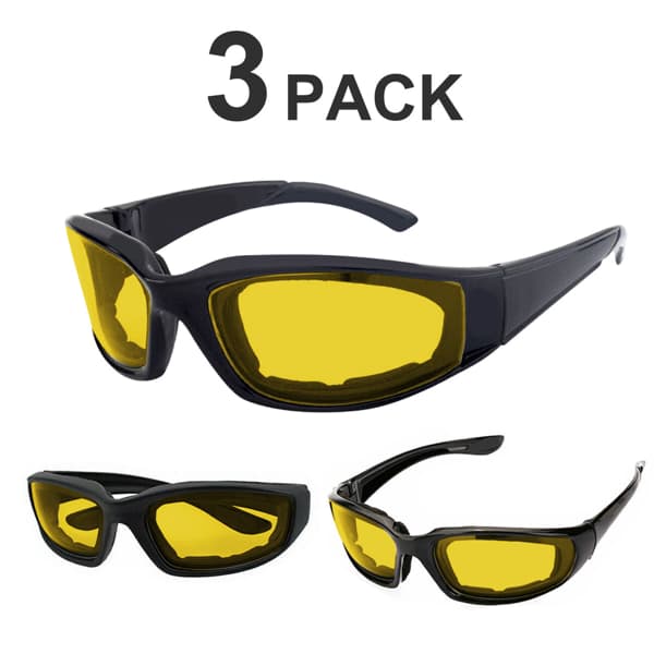 S Motorcycle Sports Biker Riding Glasses Wind Resistant Eye Protection Sports Goggles Cycling Glasses Sunglasses Yellow Color(tk/tmeu For Self-pickup