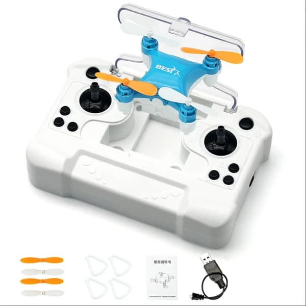 Mini Mini Quadcopter Drone, Portable Pocket Aircraft, Children's Entry-level Remote-controlled Plane, With Storage Remote Control, Beginner's Toy