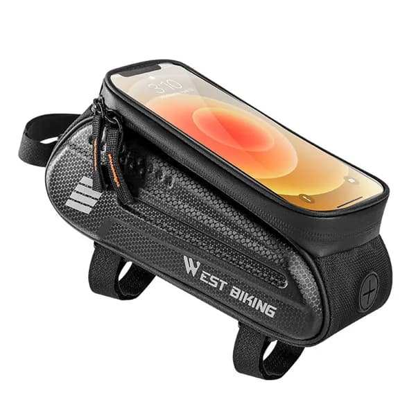Bicycle Phone Touchscreen Handlebar Bag - 1.5l Large Capacity