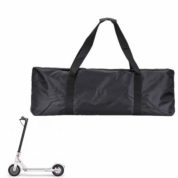Universal Electric Scooter Storage Bag - Heavy-duty Durable Black Carrying Case With Ergonomic Handles, Fits All Models, Protects Against Dust & Weather, Portable For Commuting & Travel