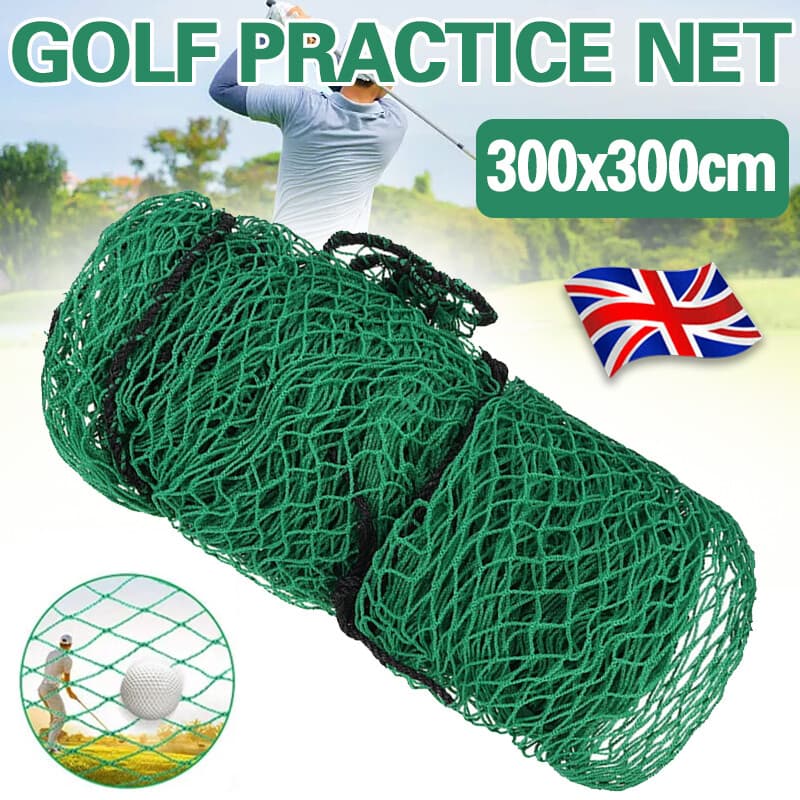 300x300cm Golf Practice Net Training Heavy Duty Impact Netting Golf Sport Mesh