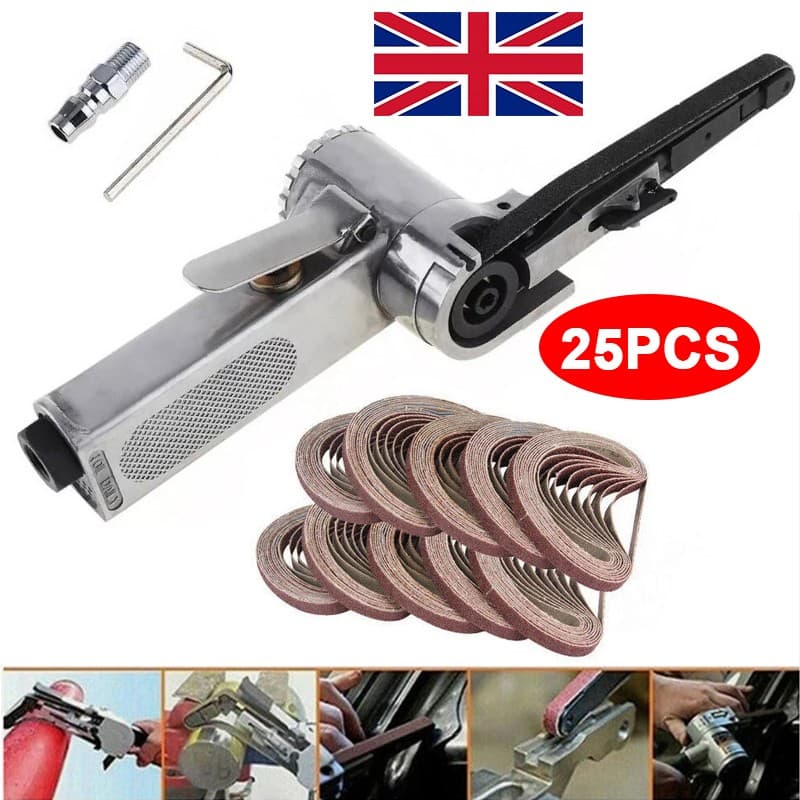 Air Belt Sander Finger File Tool 10 Mm 330 Mm Sanding Buffing With Sanding Belts