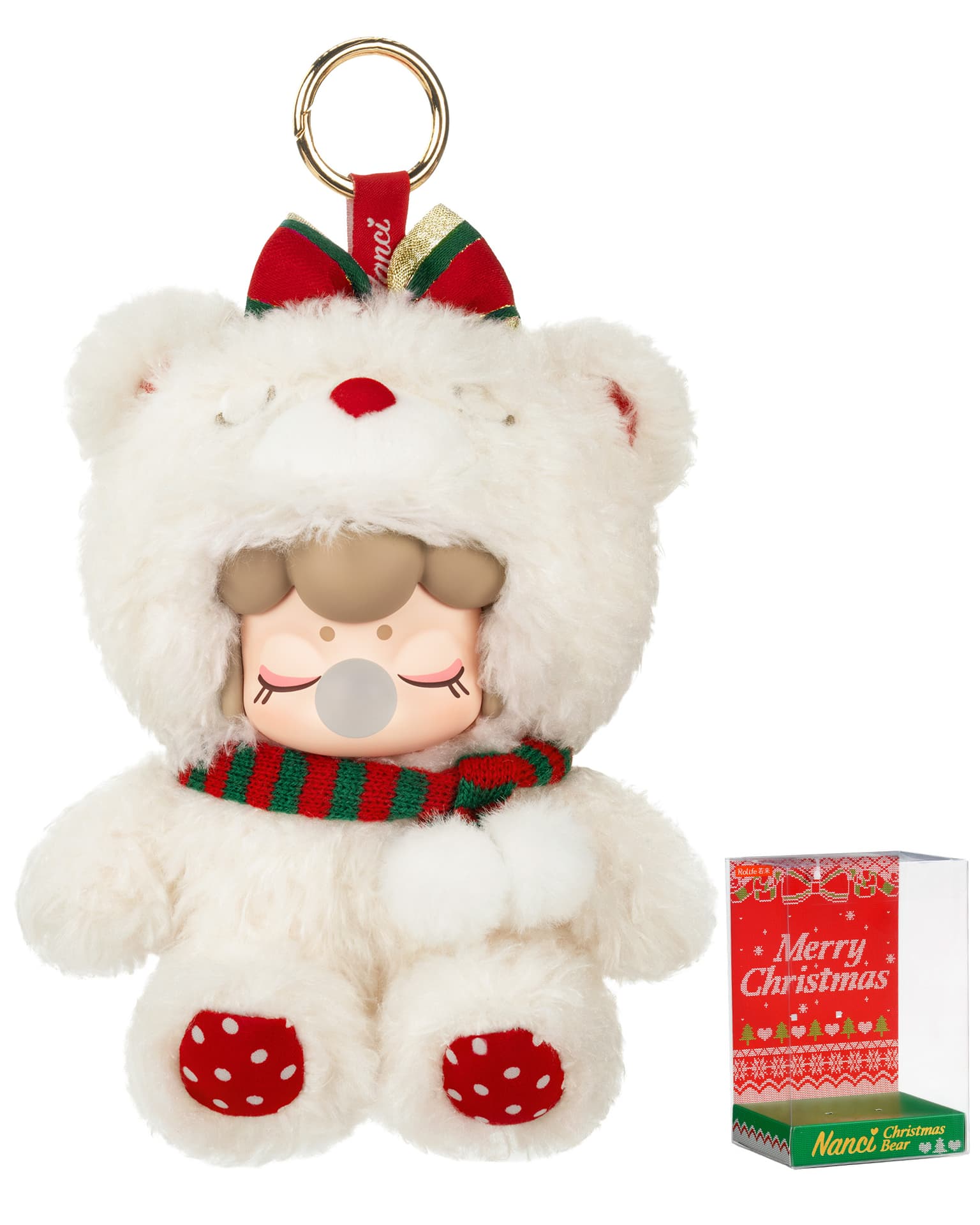 Rolife Nanci Christmas Bear Plush Pendant Mn002
