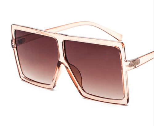Oversized Square Flat Top Women Very Lrge Ladies Fashion Sunglasses Shade Uv400