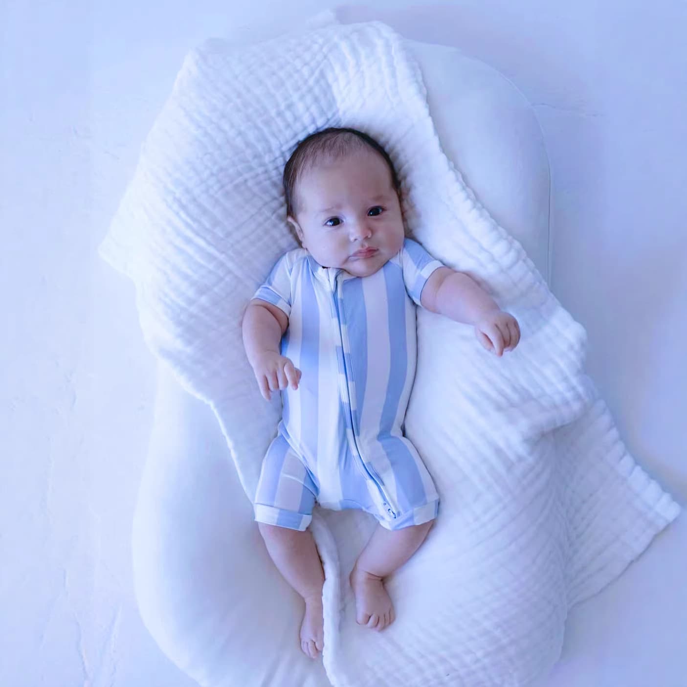 New Baby Onesie Bamboo Fiber Summer