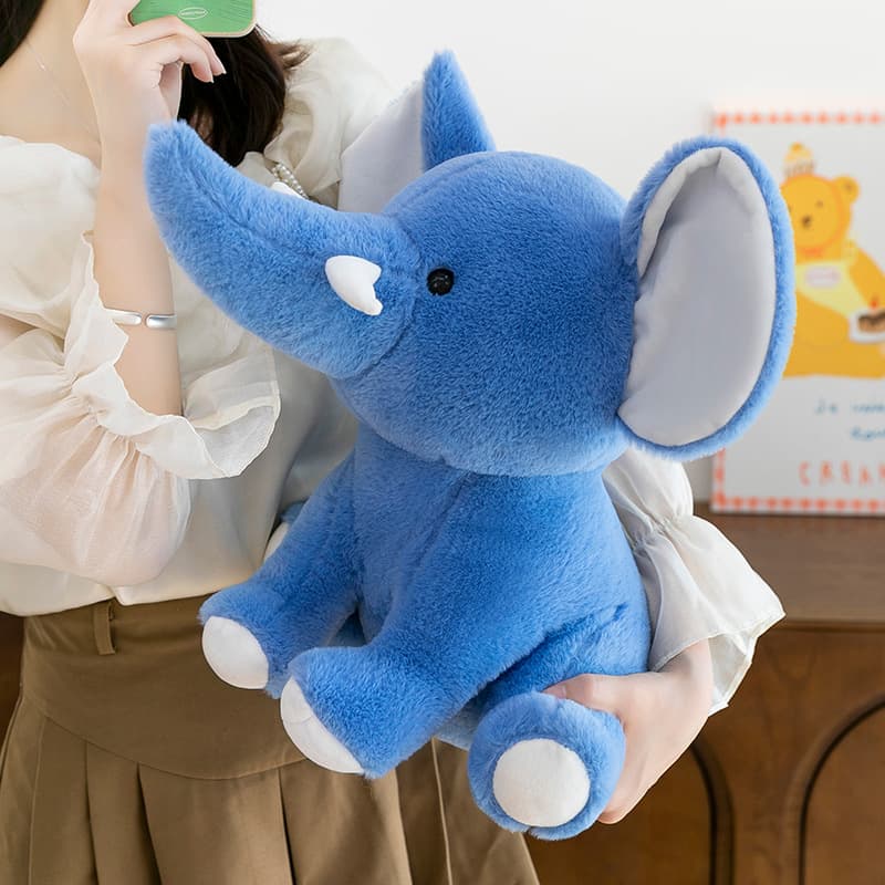 Cute Baby Tooth Elephant Doll Elephant Plush Toy Soothing