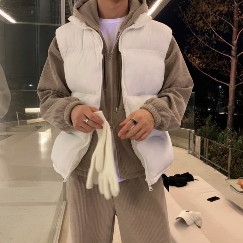 Men's Loose-fitting Warm Outerwear For Autumn And Winter