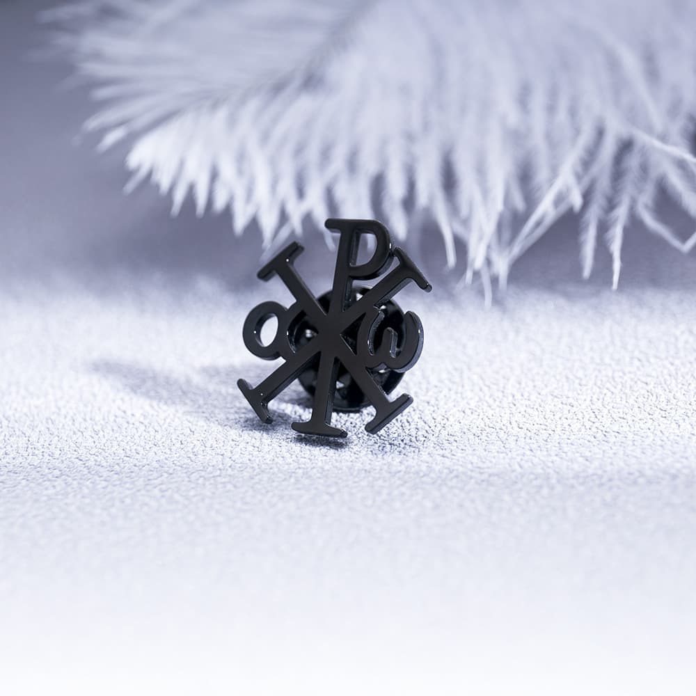 Cross Brooch Mens Suit Lapel Pin Stainless Steel Badge Pin Groom Wedding Accessory