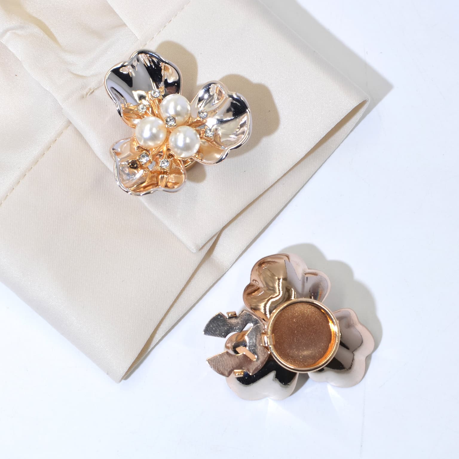 Cufflink Fashion Button Cover Rhinestone Cufflinks