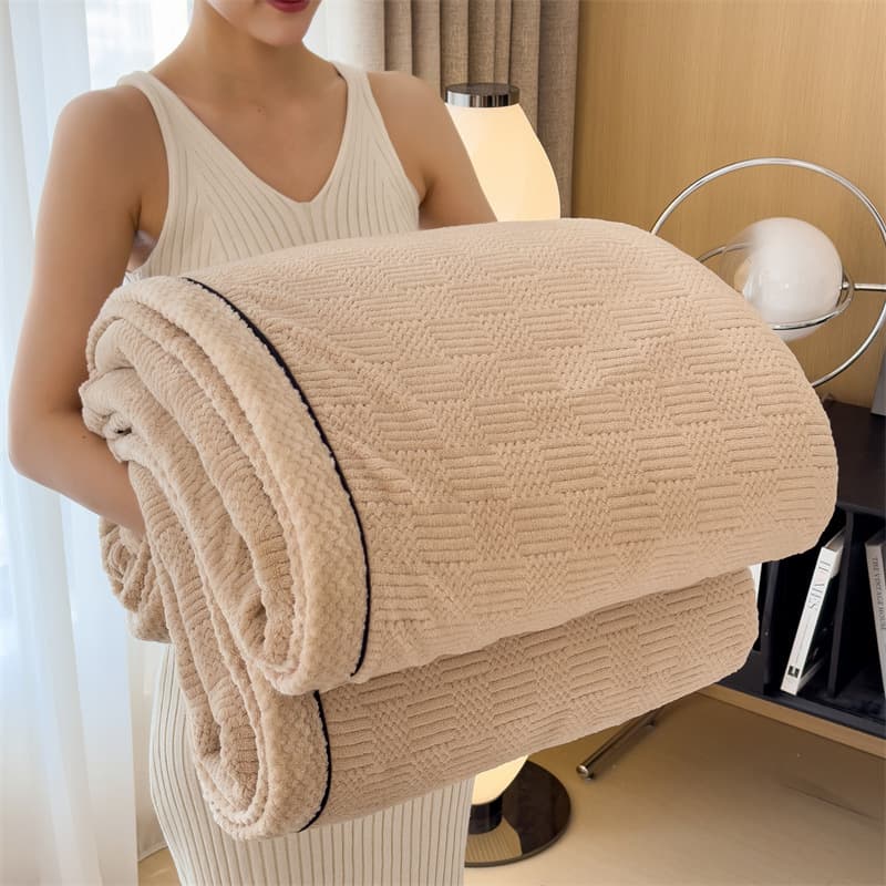 Midday Nap Blanket Winter Thickened Nap Blanket For Sofa And Office