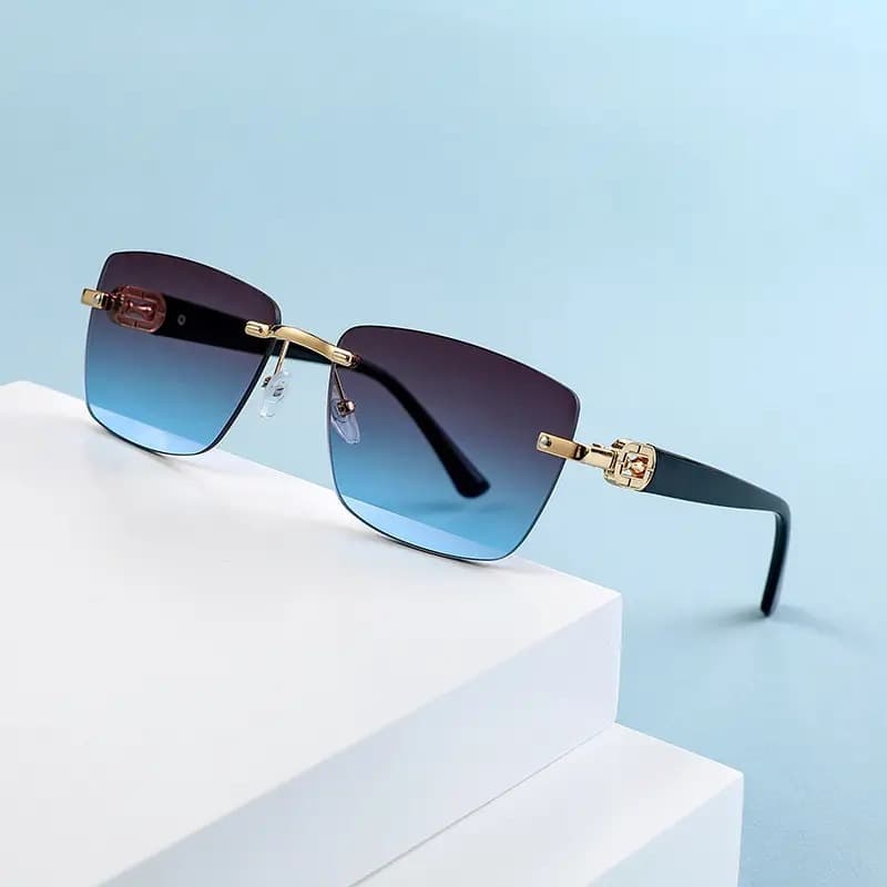 Frameless Sunglasses Copy Fashion Street Photography Sunglasses