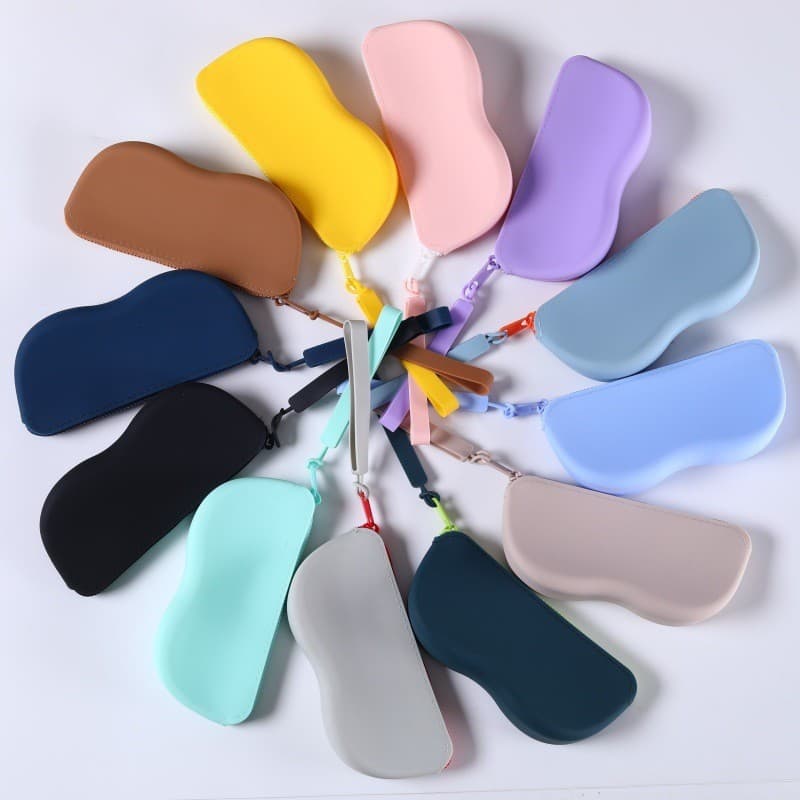 Mirror Storage Bag Storage Box Silicone Sunglasses Hanging Bag