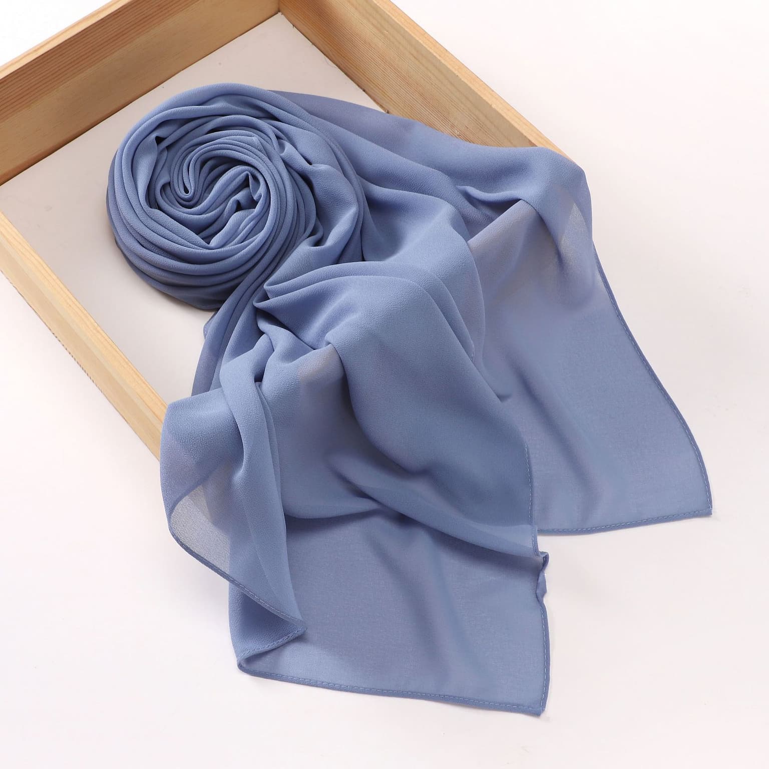 Pearl Chiffon Square Scarf Middle East