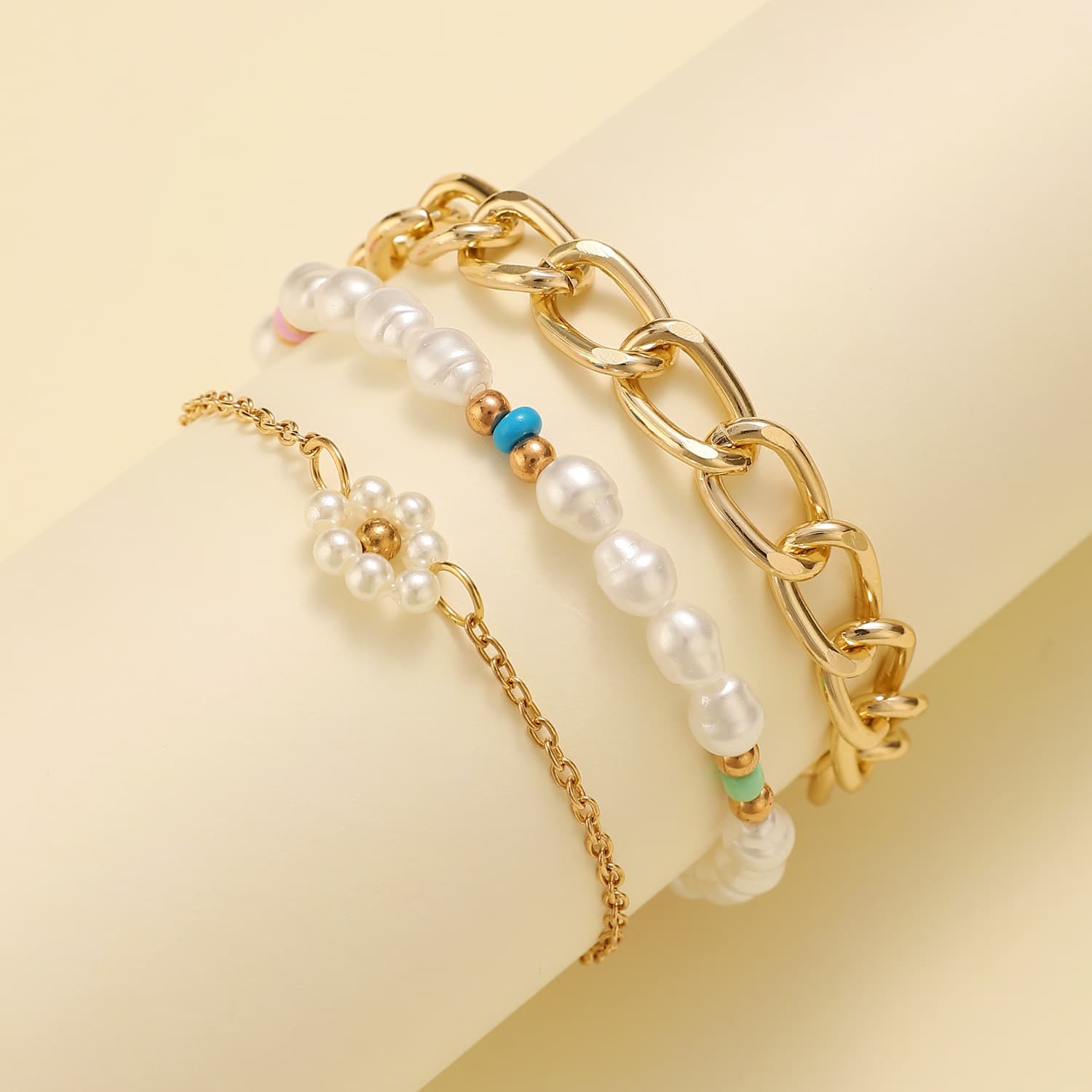 Punk Hip Hop Creative Bracelet Set