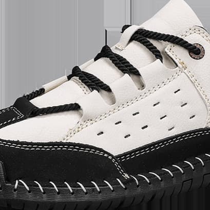 Plus-size Outdoor Hiking Shoes Round-toe Solid Color